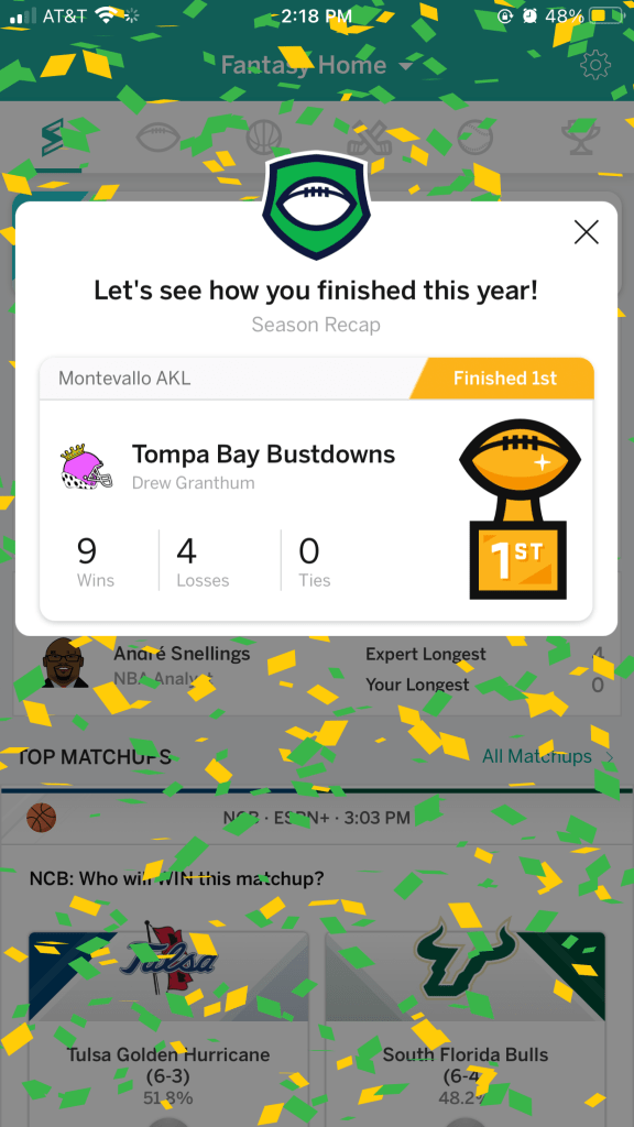 Fantasy Football Championship banner